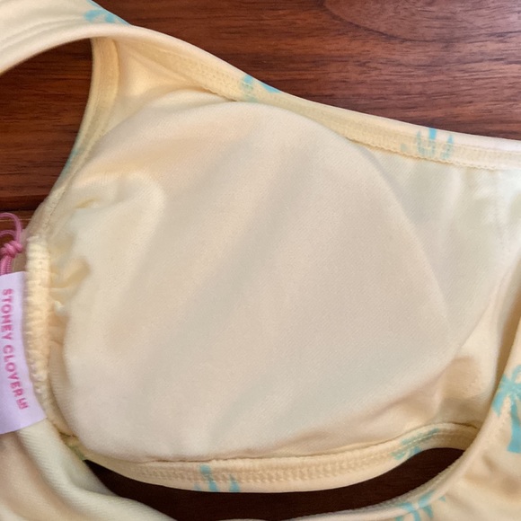 Stoney Clover Lane Swim Nwt Target X Stoney Clover Lane Yellow Palm Tree Bikini Small Poshmark